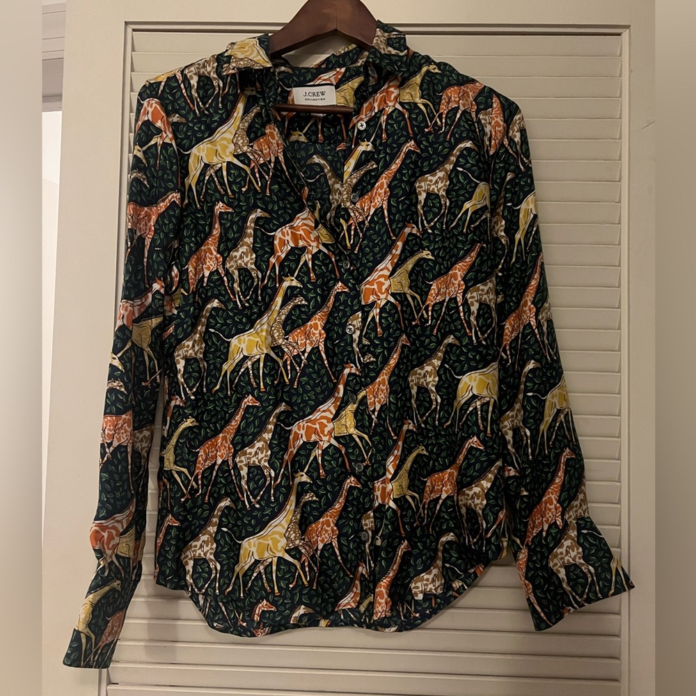 J. Crew Collection Silk Blouse